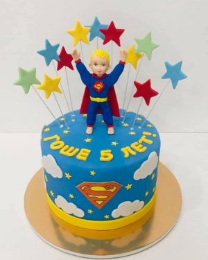 Детский тортМаленький супергерой