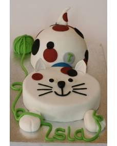 Дитячий торт Кумедний кіт