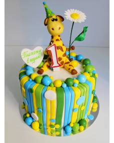 Дитячий торт Жираф 2