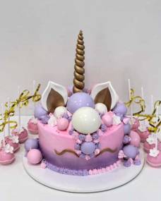 Дитячий торт Чарівний єдиноріг