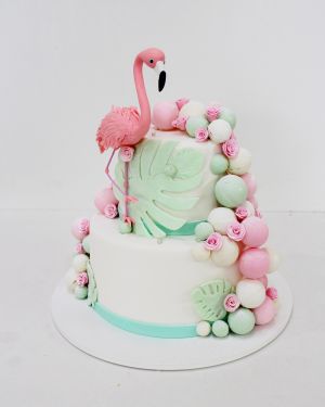 Праздничный тортФламинго 2
