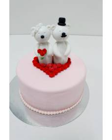 Свадебный тортМишки женятся