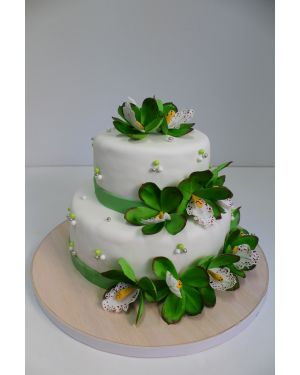 Свадебный тортОрхидея цимбидиум
