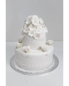 Свадебный тортЦветы счастья