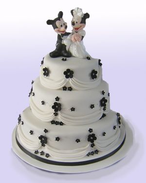 Свадебный тортМикки и Минни