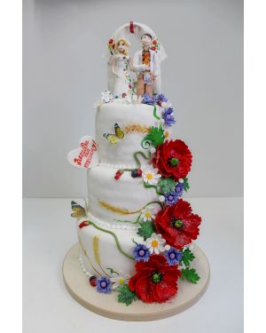 Свадебный тортМолодята